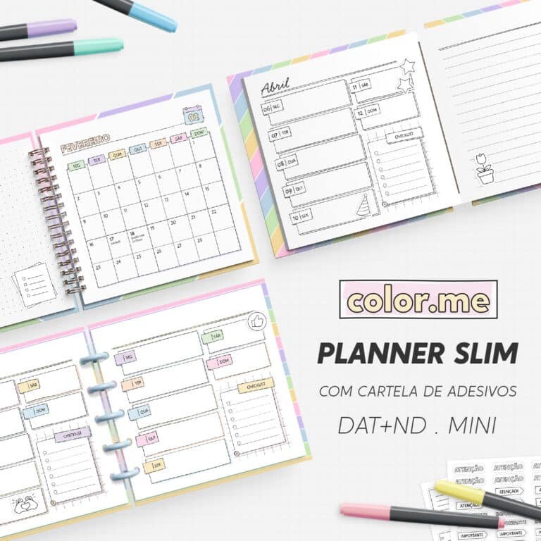 Planner Slim 2027 Color.me – Mini