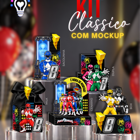 Power Rangers – Kit Festa Pronta