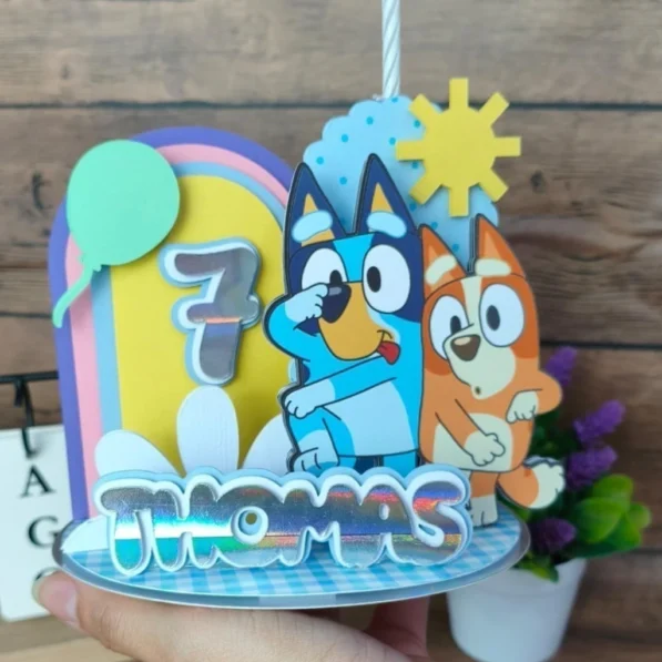 Bluey – Porta Vela 3D