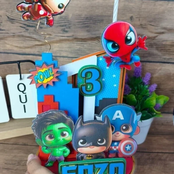 Vingadores Baby – Porta Vela 3D