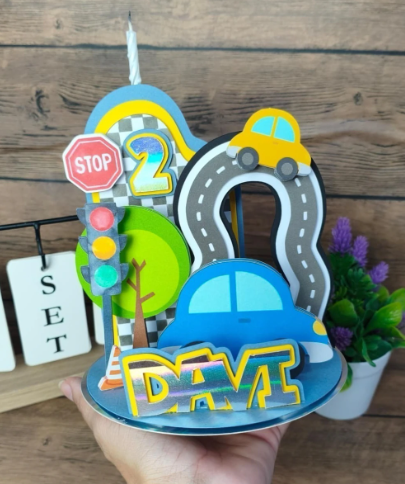 Carrinhos – Porta Vela 3D