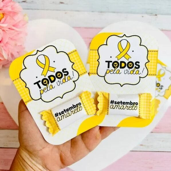 Arte Cartão/Bala – Setembro Amarelo