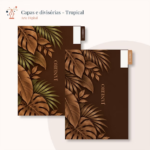 Kit Tropical - Capas + Divisórias (Molde da Lê) - Imagem 2
