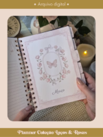 Planner Coleção Laços & Rosas Wire-o (Perfeito Miolo) - Imagem 5