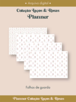 Planner Coleção Laços & Rosas Wire-o (Perfeito Miolo) - Imagem 6
