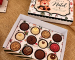 Caixa para 12 doces - Natal