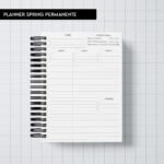 Miolo Planner Spring Permanente (Trilha de Papel)