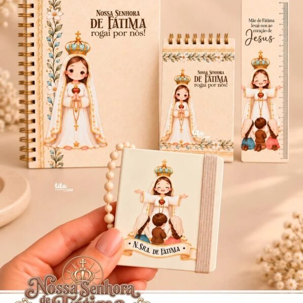 Santos – Nossa Senhora de Fátima – Encadernação (Tita)