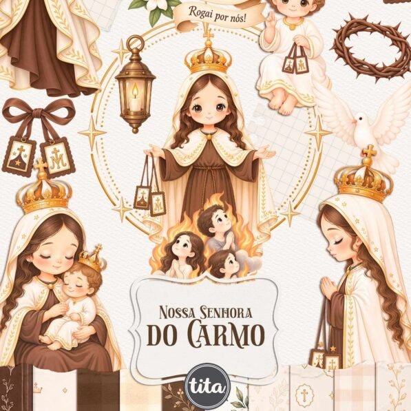 Santos – Nossa Senhora do Carmo – Ilustrações (Tita)