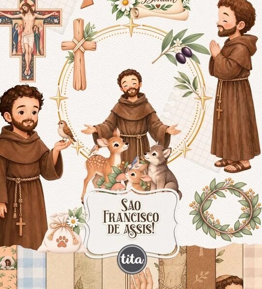 Santos – São Francisco – Ilustrações (Tita)