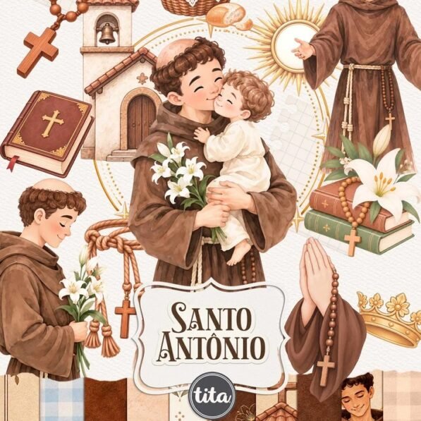 Santos – Santo Antônio – Ilustrações (Tita)