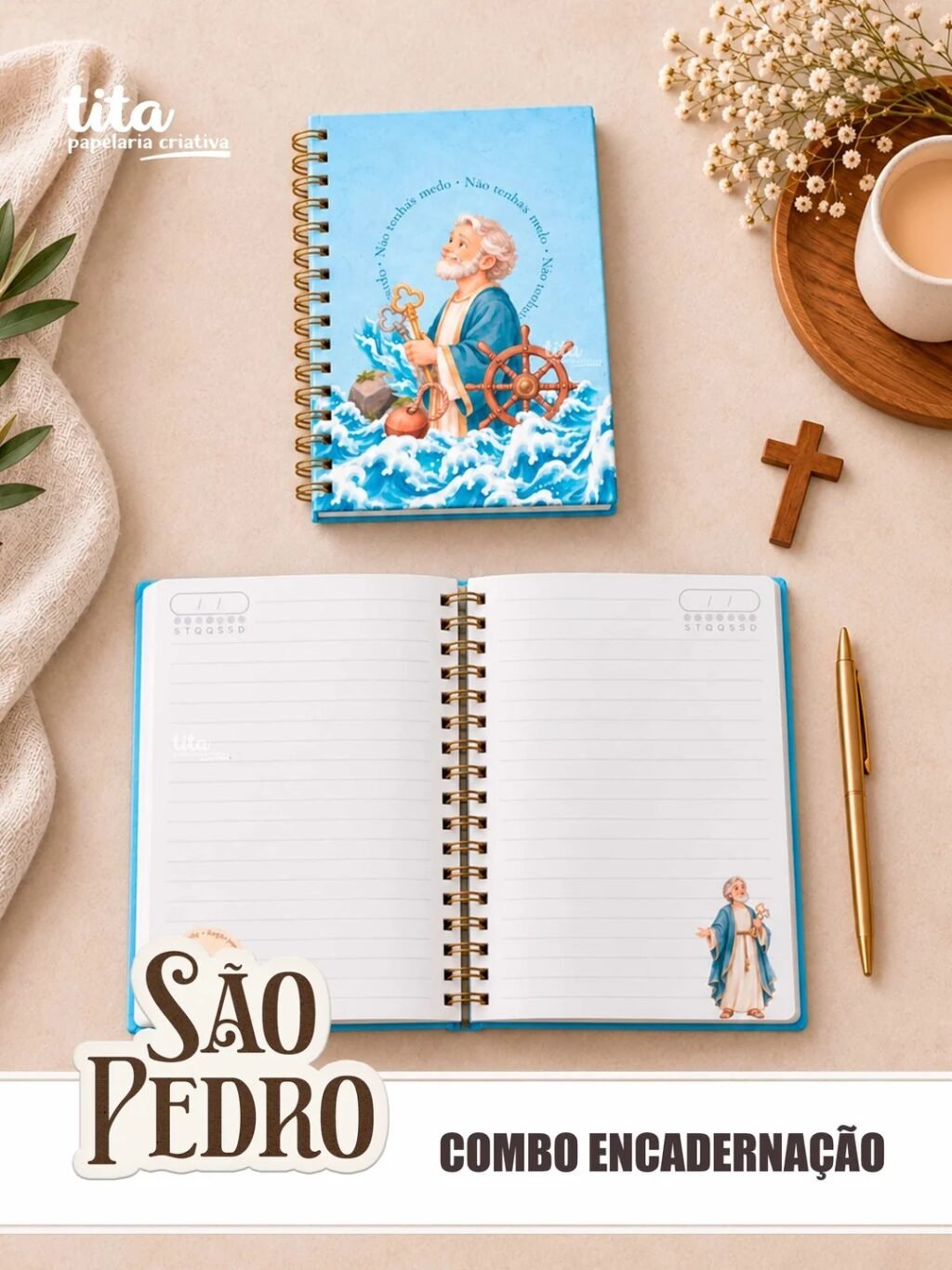 Santos - São Pedro - Encadernação (Tita) - Imagem 3