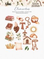 Santos - Santo Antônio - Ilustrações (Tita) - Imagem 4