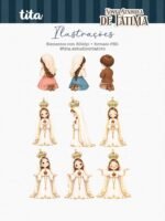 Santos - Nossa Senhora de Fátima - Ilustrações (Tita) - Imagem 3