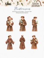 Santos - Santo Antônio - Ilustrações (Tita) - Imagem 3