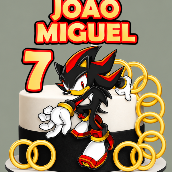 Sonic – Topo de Bolo