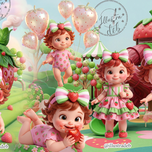 Moranguinho Baby – Kit Digital