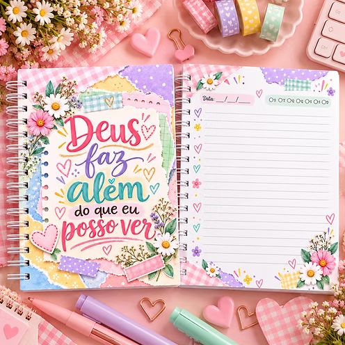 Pack encadernação – Deus faz além