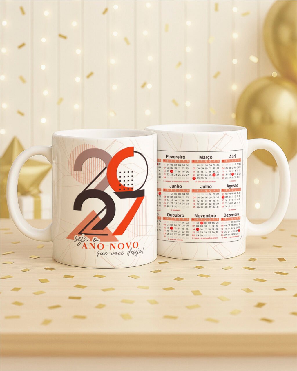 Ano Novo - Calendário 2027 (Artes Canecas) - Imagem 5