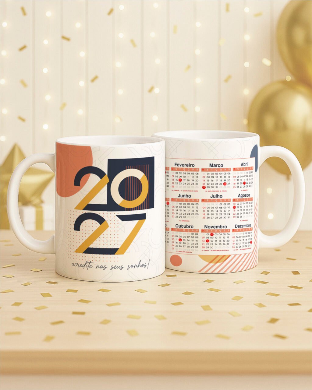 Ano Novo - Calendário 2027 (Artes Canecas) - Imagem 4