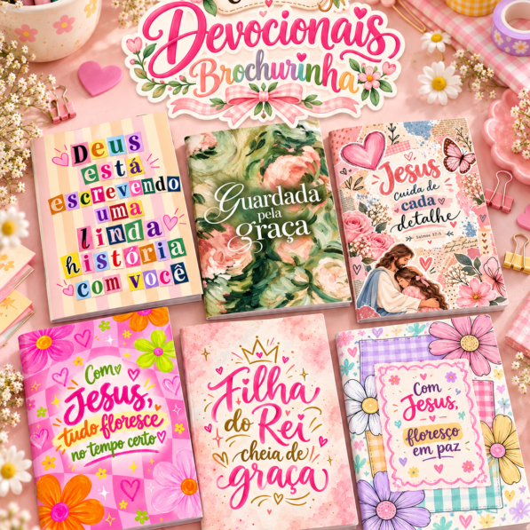 Coleção Devocionais Brochurinha (Letterinhas)
