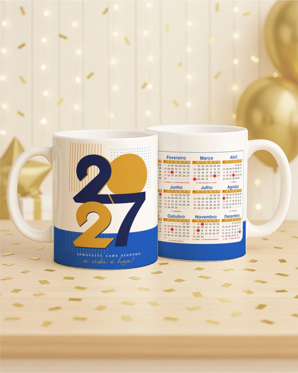 Ano Novo - Calendário 2027 (Artes Canecas) - Imagem 2