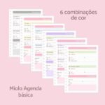 Miolo Agenda SEM DATA - 1DPP + 2DPP - A5 - wire-o/espiral 6 cores - Imagem 11