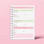 Miolo Agenda DATADA - 1DPP CH/SH - A5 - wire-o/espiral - 6 cores - Imagem 4