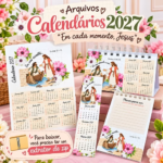 Coleção Calendários Jesus 2027 (Desenhitos da Jana)