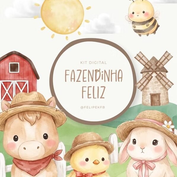 Fazendinha Feliz – Kit Digital