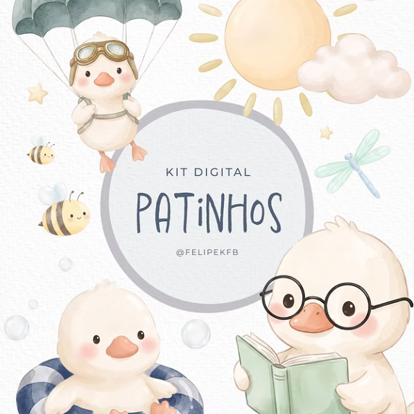 Patinhos – Kit Digital