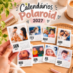 Molduras Calendário Polaroid 2027 (Português, English, Español) - Imagem 3