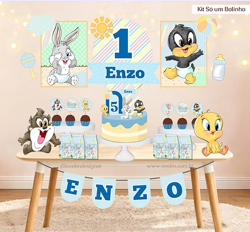 Baby Looney Tunes – Kit Só Um Bolinho