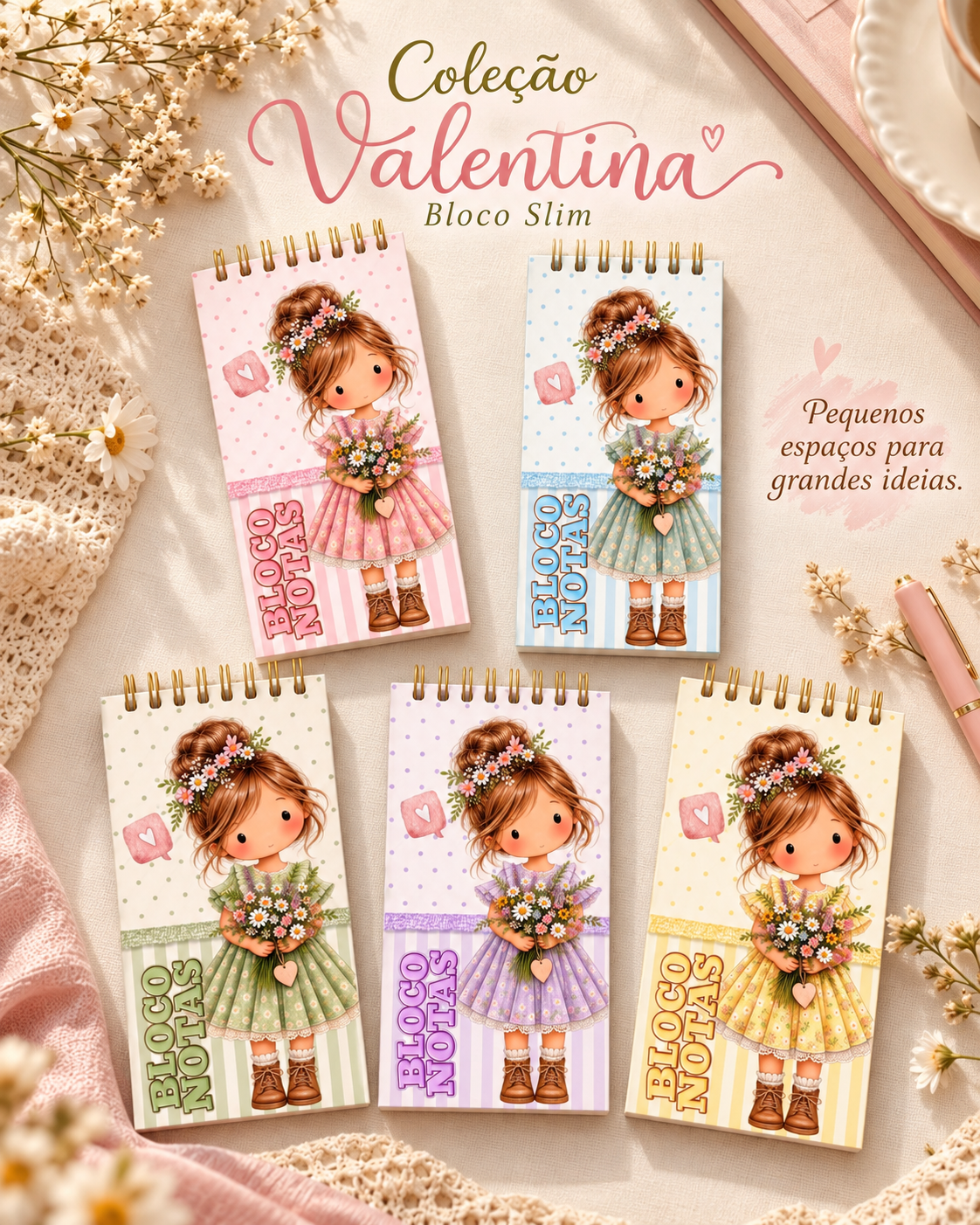 Bloco Slim Valentina - Imagem 1