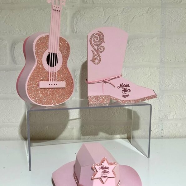 Boiadeira Cowgril Rosa