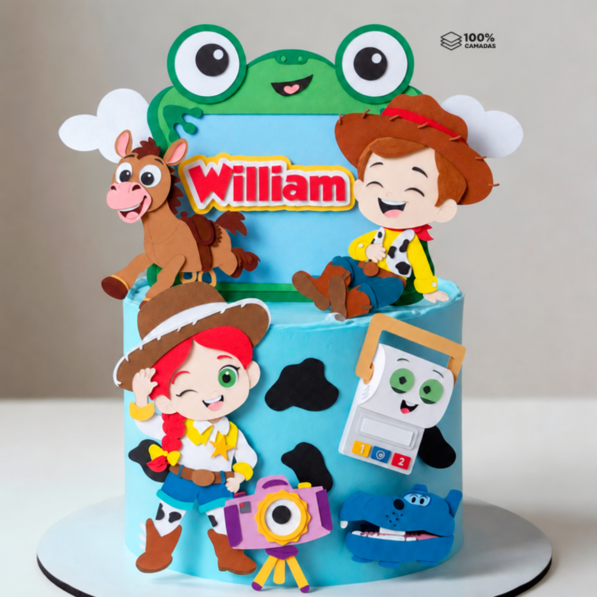 Toy Story – Topo de Bolo