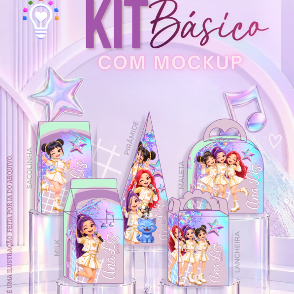 Guerreiras Kpop – Kit Festa Pronta