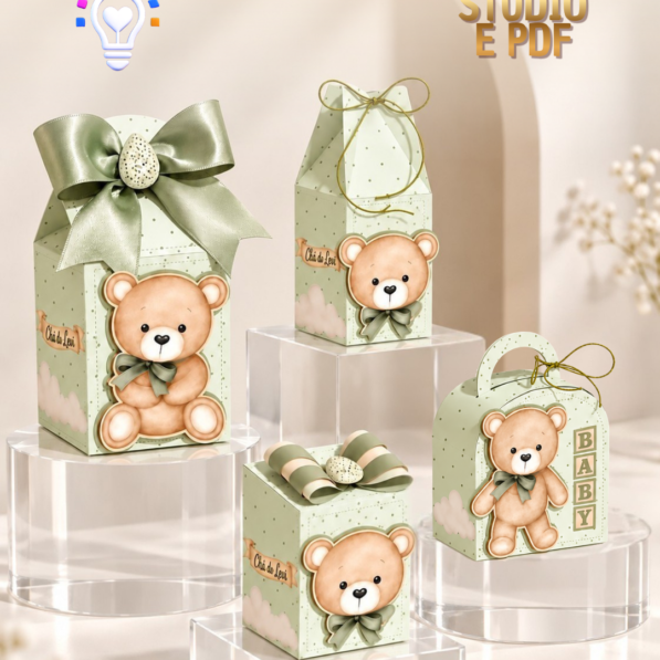 Chá de Bebê Verde – Kit Festa Pronta