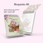 Haja Flor – Caderno Pautado A5 + Bloquinho A6 - Imagem 2