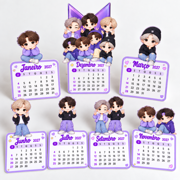 Calendário de Mesa BTS 2027
