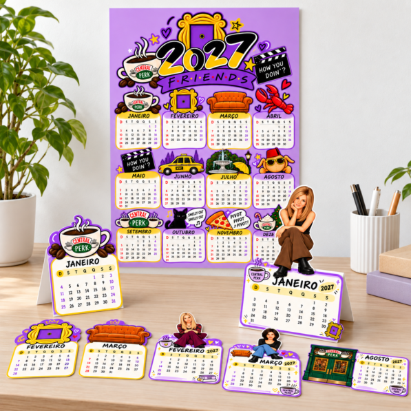 Friends – Calendário de Mesa | Parede 2027