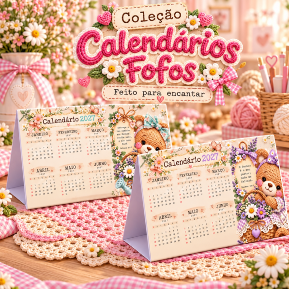 Kit Calendários Fofos