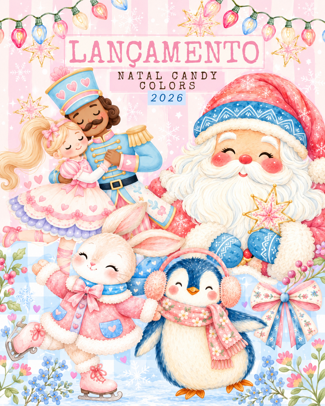 Natal Candy Colors 2026 (Ilustracin) - Imagem 1
