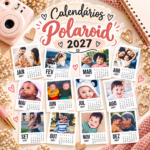 Molduras Calendário Polaroid 2027 (Português, English, Español) - Imagem 4