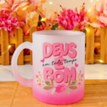 Deus é bom em todo tempo - Arte Avulsa Caneca