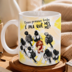Essa pressa toda e pra quê mesmo - Arte Avulsa Caneca