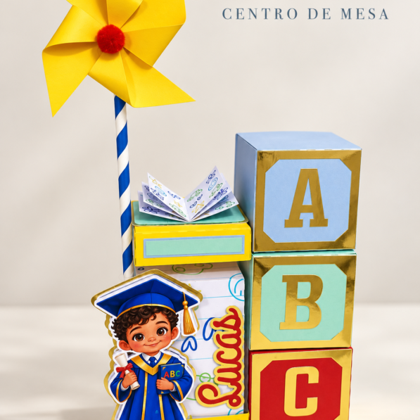 Centro de Mesa ABC Menino
