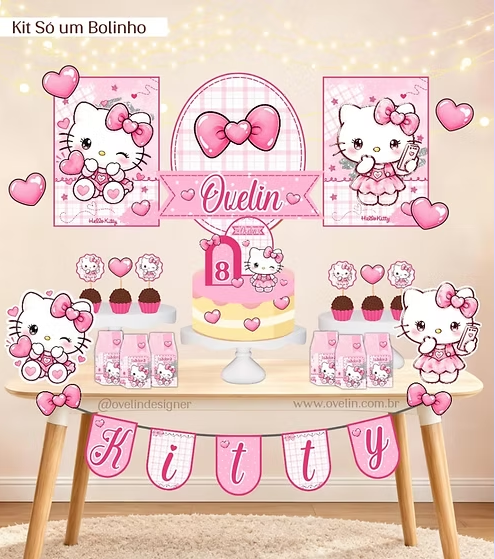 Hello Kitty – Kit Só Um Bolinho