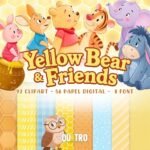 Yellow Bear & Friends • Winnie Pooh - Kit Digital