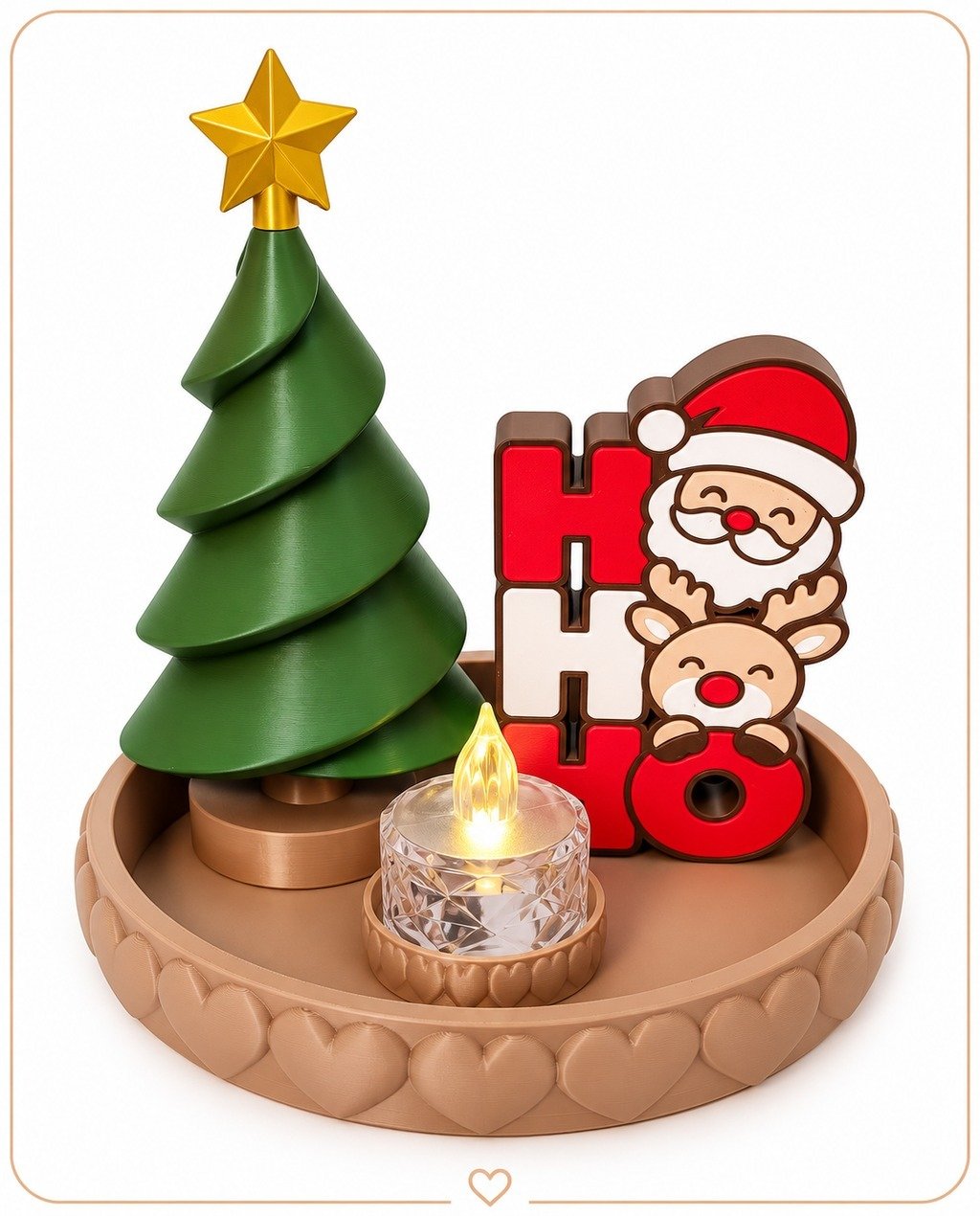 Kit HoHoHo Natal (Arquivo Impressão 3D) - Imagem 1